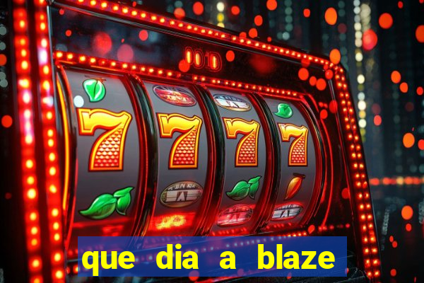 que dia a blaze paga o cashback